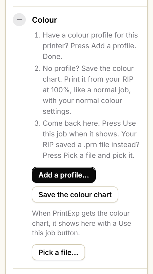 Step 3, Colour
