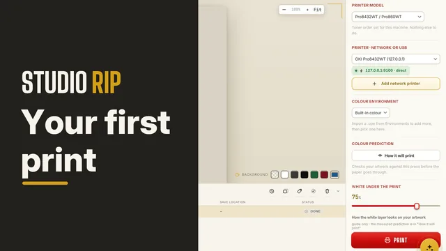 Your first print, 0:31